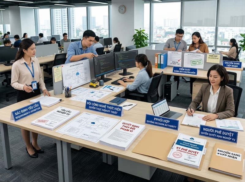 Trách nhiệm triển khai công nghệ cần rõ chủ trì, phối hợp, phê duyệt và đầu ra